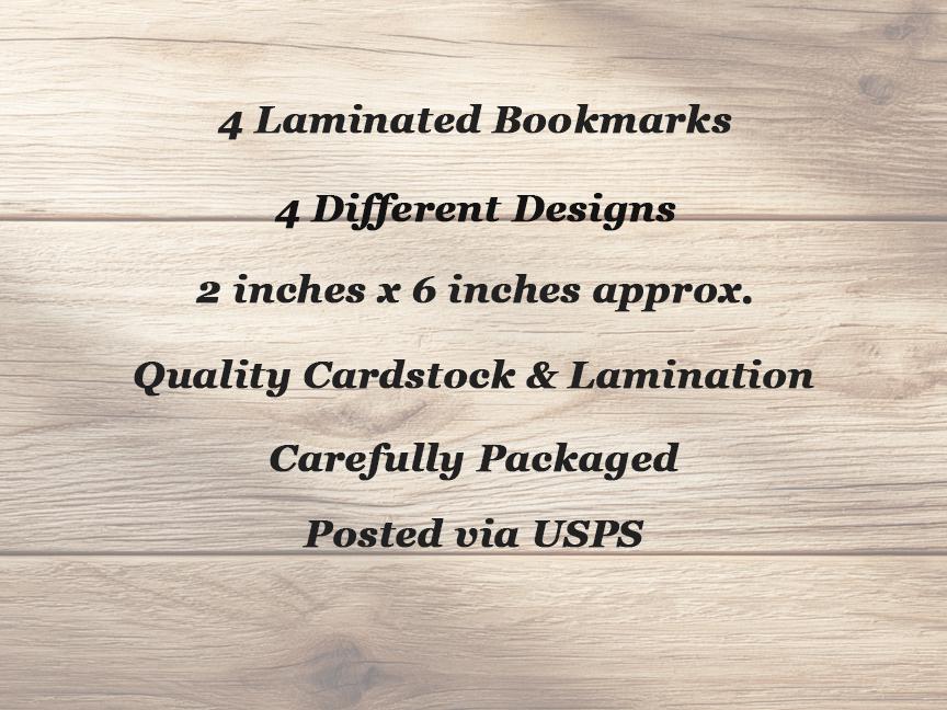 Mamma Bird and Chicks Laminated Bookmark 4 different designs. Ideal gift for Book Lovers, Bird Enthusiasts or just for yourself!